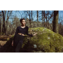 Aanpasbaar Shirt Voor Modern Jazz Dames Lange Mouwen Zwart -Aanbiedingen Trend Doek Winkel aanpasbaar shirt voor modern jazz dames lange mouwen zwart 7