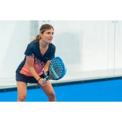 Ademend Padelrokje 500 -Aanbiedingen Trend Doek Winkel ademend padelrokje voor dames 500 blauw 4