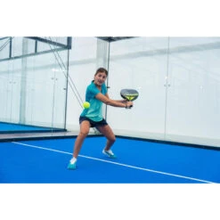 Ademend Padelrokje 500 -Aanbiedingen Trend Doek Winkel ademend padelrokje voor dames 500 blauw 6