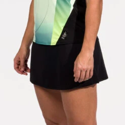 Ademend Padelrokje Voor Dames 500 Groen Zwart -Aanbiedingen Trend Doek Winkel ademend padelrokje voor dames 500 groen zwart 3