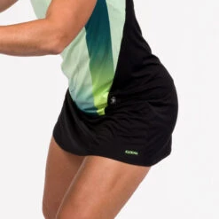 Ademend Padelrokje Voor Dames 500 Groen Zwart -Aanbiedingen Trend Doek Winkel ademend padelrokje voor dames 500 groen zwart 5