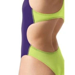 Akron Babbitt Evo Zwempak - Paars/Comedy Groen -Aanbiedingen Trend Doek Winkel akron babbitt evo zwempak paarscomedy groen 2