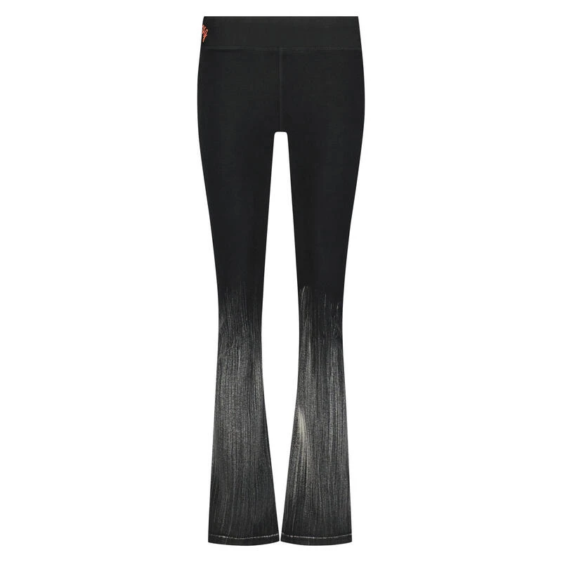 Anandafied - Mid Waist Yogabroek Met Uitlopende Pijpen - City Glam - Urban Black 7 Anandafied - Mid Waist Yogabroek Met Uitlopende Pijpen - City Glam - Urban Black - Afbeelding 5