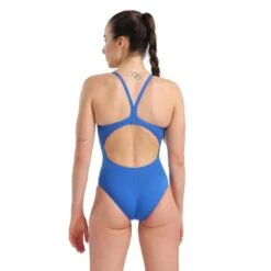 Arena Gemarmerd Halterbadpak - Royal/Multi -Aanbiedingen Trend Doek Winkel arena gemarmerd halterbadpak royalmulti 1