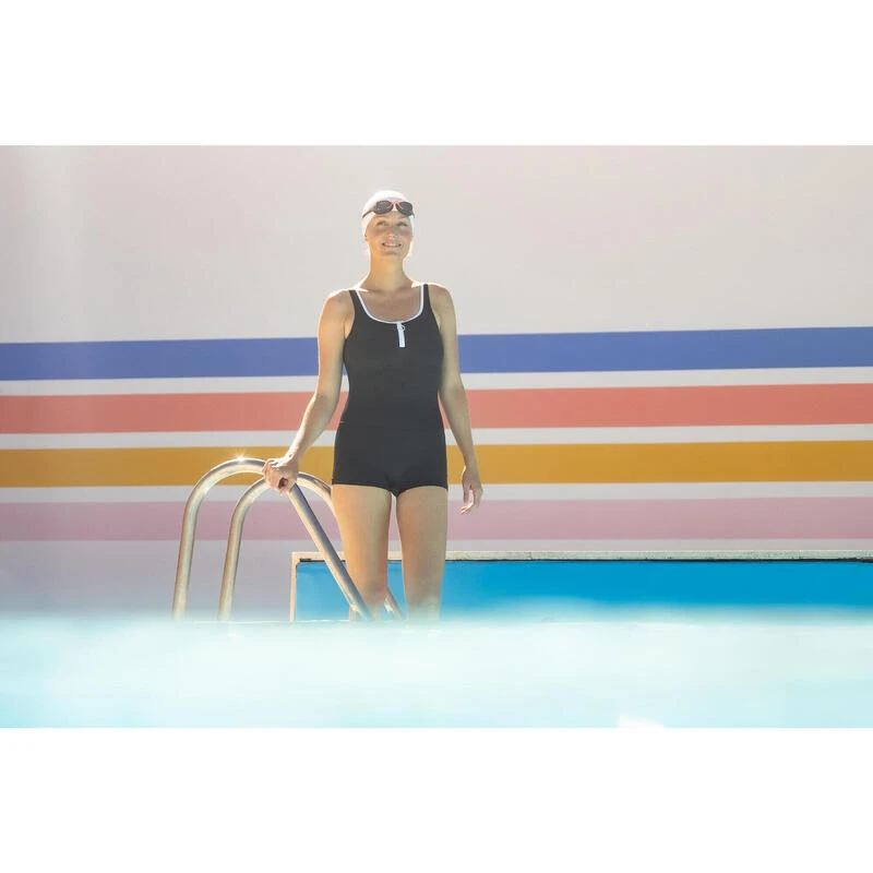 Badpak Met Pijpjes En Rits Voor Zwemmen Dames Heva Zwart 20 Badpak Met Pijpjes En Rits Voor Zwemmen Dames Heva Zwart - Afbeelding 18