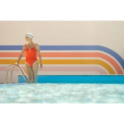 Badpak Met Rits Voor Zwemmen Dames Heva Joy -Aanbiedingen Trend Doek Winkel badpak met rits voor zwemmen dames heva joy rood 15