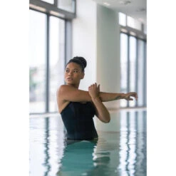 Badpak Voor Aquafitness Elea -Aanbiedingen Trend Doek Winkel badpak voor aquafitness elea zwart mosterdgeel 7