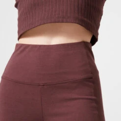 Bikershort Voor Fitness Dames 520 Modellerend Acajoubruin -Aanbiedingen Trend Doek Winkel bikershort voor fitness dames 520 modellerend acajoubruin 3