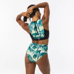 Broekje Voor Surfbikini Hoge Taille Rosa Foamy Brede Elastische Tailleband -Aanbiedingen Trend Doek Winkel bikinibroekje rosa presana hoge taille ideaal voor surfen 5