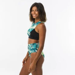 Broekje Voor Surfbikini Hoge Taille Rosa Foamy Brede Elastische Tailleband -Aanbiedingen Trend Doek Winkel bikinibroekje rosa presana hoge taille ideaal voor surfen 6