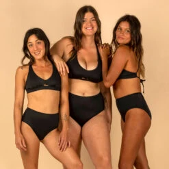 Bikinibroekje Voor Surfen Dames Romi Zwart Hoge Taille -Aanbiedingen Trend Doek Winkel bikinibroekje voor surfen dames romi zwart hoge taille 5