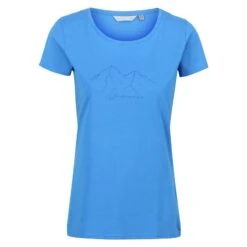 Regatta Breezed II Fitness-T-shirt Voor Dames - Blauw -Aanbiedingen Trend Doek Winkel breezed ii fitness t shirt voor dames blauw 2