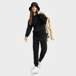 Broek Lifestyle SIROKO Blackberry-W Zwart Dames -Aanbiedingen Trend Doek Winkel broek lifestyle siroko blackberry w zwart dames 3