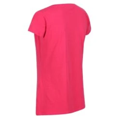 Regatta Carlie Fitness-T-shirt Met Korte Mouwen Voor Dames - Donkerroze -Aanbiedingen Trend Doek Winkel carlie fitness t shirt met korte mouwen voor dames donkerroze 1