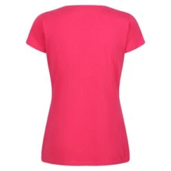 Regatta Carlie Fitness-T-shirt Met Korte Mouwen Voor Dames - Donkerroze -Aanbiedingen Trend Doek Winkel carlie fitness t shirt met korte mouwen voor dames donkerroze 3