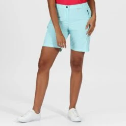Regatta Chaska II Dames Hiking Korte Broeken - Lichtblauw -Aanbiedingen Trend Doek Winkel chaska ii dames hiking korte broeken lichtblauw 3