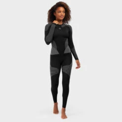 Compressiebroek Wintersport SIROKO Ultradry Zwart Dames -Aanbiedingen Trend Doek Winkel compressiebroek wintersport siroko ultradry zwart dames 3