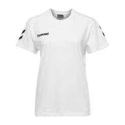 Dames-T-shirt Hummel HmlGO Cotton 11 Dames-T-shirt Hummel HmlGO Cotton -Aanbiedingen Trend Doek Winkel dames t shirt hummel hmlgo cotton 3