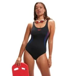 Dames Zwempak Uit 1 Stuk Speedo Eco+ Placem Muscleb