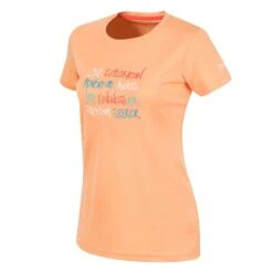 Regatta Dames/dames Fingal VI Tshirt Met Opdruk (Papaya) -Aanbiedingen Trend Doek Winkel damesdames fingal vi tshirt met opdruk papaya 3