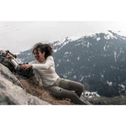 Damesshirt Voor Bergtrekking MT500 Merinowol Lange Mouwen Ongeverfd -Aanbiedingen Trend Doek Winkel damesshirt voor bergtrekking mt500 merinowol lange mouwen ongeverfd 6