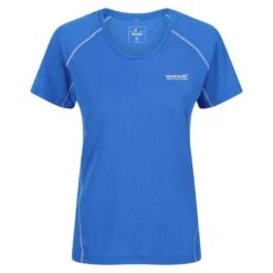 Regatta Devote II Fitness-T-shirt Voor Dames - Blauw -Aanbiedingen Trend Doek Winkel devote ii fitness t shirt voor dames blauw 2