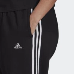 ADIDAS Essentials 3-Stripes Fleece Broek (Grote Maat) -Aanbiedingen Trend Doek Winkel essentials 3 stripes fleece broek grote maat 4