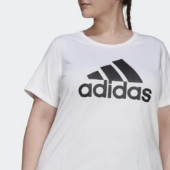 ADIDAS Essentials Logo T-shirt (Grote Maat) -Aanbiedingen Trend Doek Winkel essentials logo t shirt grote maat 3