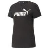 Essentials T-shirt Met V-hals Voor Dames PUMA -Aanbiedingen Trend Doek Winkel essentials t shirt met v hals voor dames puma