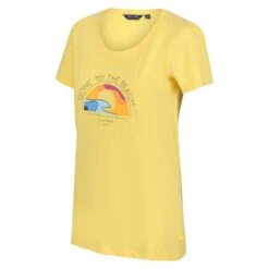 Regatta Filandra VI Fitness-T-shirt Met Korte Mouwen Voor Dames - Geel