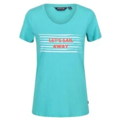 Regatta Filandra VI Fitness-T-shirt Met Korte Mouwen Voor Dames - Vaalgroen -Aanbiedingen Trend Doek Winkel filandra vi fitness t shirt met korte mouwen voor dames vaalgroen 2