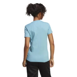 ADIDAS Fitness T-shirt Dames Blauw -Aanbiedingen Trend Doek Winkel fitness t shirt dames blauw 1