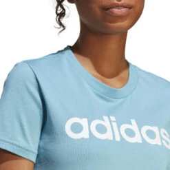ADIDAS Fitness T-shirt Dames Blauw -Aanbiedingen Trend Doek Winkel fitness t shirt dames blauw 3