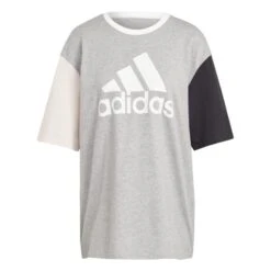 ADIDAS Fitness T-shirt Dames Color Block Grijs -Aanbiedingen Trend Doek Winkel fitness t shirt dames color block grijs 4