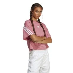 ADIDAS Fitness T-shirt Dames Future Icons Roze -Aanbiedingen Trend Doek Winkel fitness t shirt dames future icons roze 1