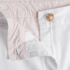 Golfbermuda Voor Dames Aardbeirood -Aanbiedingen Trend Doek Winkel golfshort voor dames mw500 wit 3