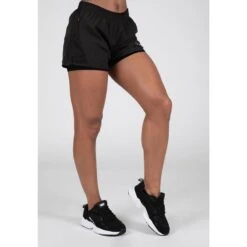 Gorilla Wear Portland 2-In-1 Shorts - Zwart - M -Aanbiedingen Trend Doek Winkel gorilla wear portland 2 in 1 shorts zwart m 1