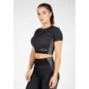 Gorilla Wear Selah Seamless Crop Top - Zwart - XS/S -Aanbiedingen Trend Doek Winkel gorilla wear selah seamless crop top zwart xss