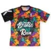 HARDLOOPSHIRT #EXOTICRUN Voor DAMES - KAMUABU Multicolor 90grs