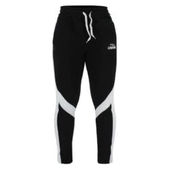 Joggingbroek Dames/heren Zwart Fleece