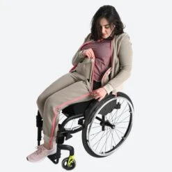 Decathlon Joggingbroek Voor Dames Makkelijk Aan Te Trekken Biokatoen Bruin -Aanbiedingen Trend Doek Winkel joggingbroek voor dames makkelijk aan te trekken biokatoen bruin 3