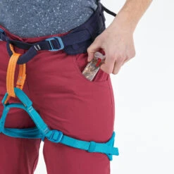 Simond KLIMBROEK VOOR DAMES VERTIKA STRETCH KATOEN ROBIJNROOD -Aanbiedingen Trend Doek Winkel klimbroek voor dames vertika stretch katoen robijnrood 6