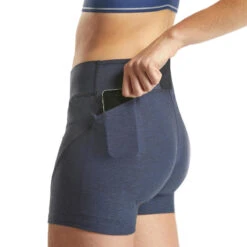 Simond Klimshort In Stretch Voor Dames Edge Grijs -Aanbiedingen Trend Doek Winkel klimshort in stretch voor dames edge grijs 5