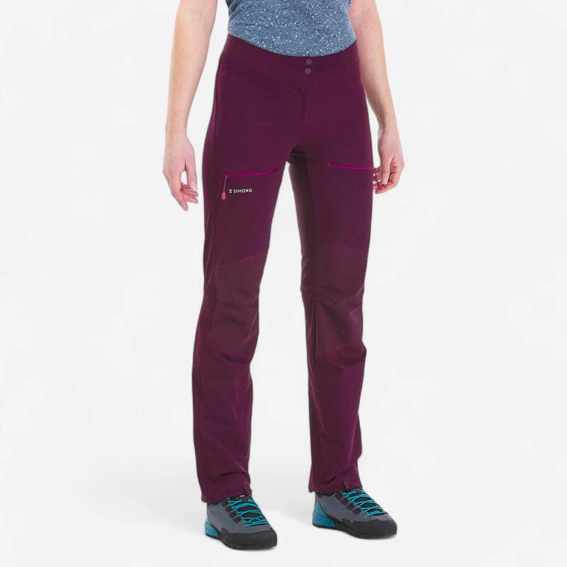 Simond Lichte Broek Voor Klimmen En Alpinisme Dames Rock Evo Bordeaux 4 Simond Lichte Broek Voor Klimmen En Alpinisme Dames Rock Evo Bordeaux - Afbeelding 2