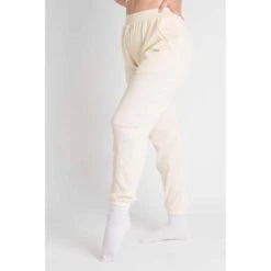 LOEWI Ribbed Jogger Broek Fitness - Dames - Geel -Aanbiedingen Trend Doek Winkel loewi ribbed jogger broek fitness dames geel 4