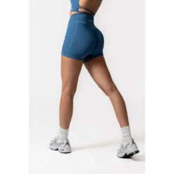Luxe Series Shorts - Fitness - Dames - Blauw -Aanbiedingen Trend Doek Winkel luxe series shorts fitness dames blauw 2