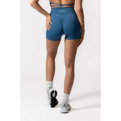 Luxe Series Shorts - Fitness - Dames - Blauw -Aanbiedingen Trend Doek Winkel luxe series shorts fitness dames blauw 3