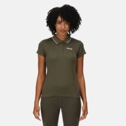 Regatta Maverik V Wandel-T-shirt Met Korte Mouwen Voor Dames - Middengroen -Aanbiedingen Trend Doek Winkel maverik v wandel t shirt met korte mouwen voor dames middengroen 4