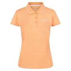 Regatta Maverik V Wandel-T-shirt Met Korte Mouwen Voor Dames - Oranje -Aanbiedingen Trend Doek Winkel maverik v wandel t shirt met korte mouwen voor dames oranje 2