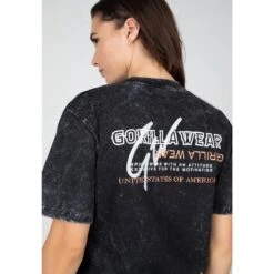 Gorilla Wear Medina Oversized T-Shirt Washed Black -Aanbiedingen Trend Doek Winkel medina oversized t shirt washed black 3